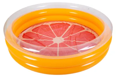 Produktbild von SunClub Planschbecken „Grapefruit“ aufblasbar - 3-Ring Kinderpool rund Ø 168x38cm