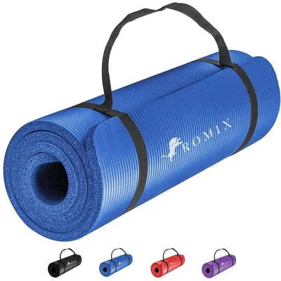Obrázek produktu pro Podložka na cvičení - Protiskluzová - 180 x 61 cm - 10 mm - NBR