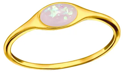 Produktbild von Goldener Ring mit Opal 51 (16.2 mm Ø)