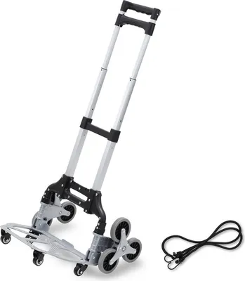 Produktbild von Jopassy Treppensackkarre klappbar Gegenstände Treppenkarre Stapelkarre Treppen Sackkarre Transportkarre Treppensteiger für Umzug und schwere bis 75kg Alu