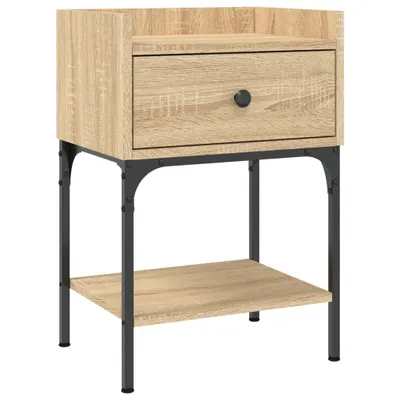 Obrázok produktu pre Nočný stolík dub sonoma 40,5x31x60 cm kompozitné drevo