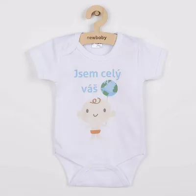 Produktbild von Bedruckter Body New Baby Ich bin deine ganze Welt, Gr. 68 (4-6m)