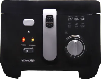 Produktbild von Fritteuse Adler MS 4908 Schwarz Grau 1800 W 2,5 L