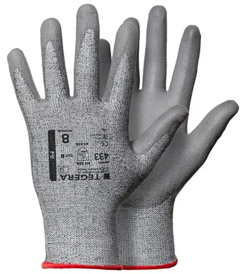 Produktbild von Ejendals Tegera® 433 Schnittschutzhandschuh mit EN 388 4X43B Norm, öl- und wasserabweisend (12 Paar)