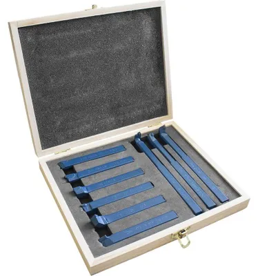 Produktbild von GÜDE Drehmeissel-Set 9-teilig Drehmeißel in Holzbox