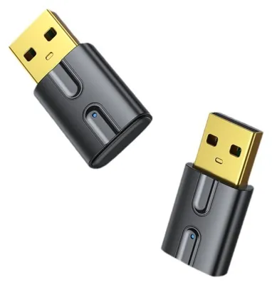 Immagine prodotto di INF Adattatore Audio Bluetooth 5.0 — Ricevitore Wireless 10m con Ingresso 3.5mm, Vivavoce e Chiamata Stereo Bidirezionale