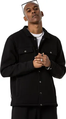 Produktbild von Red Bridge Herren Sweatjacke im Hemd-Look Schwarz XL