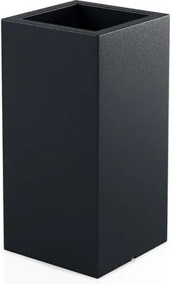 Produktbild von promondo living: Pflanzgefäß TOWER schwarz (Tower Czarny)