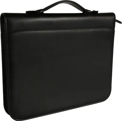 Obrázok produktu pre Soennecken Schreibmappe Essen 5164 Griff Lederimitat schwarz