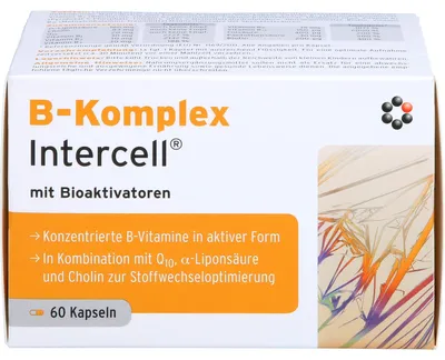 Zdjęcie produktu dla B-Complex Intercell Capsules, 60 kapsułek