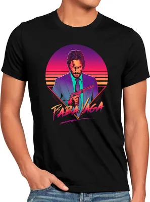 Produktbild von BaumwolleCloud Baba Yaga Herren T-Shirt wick action movie keanu