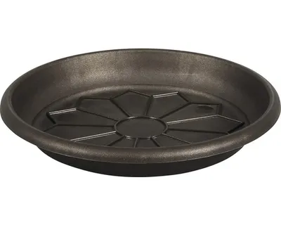 Image de Soucoupe en plastique Naxos Ø 40 cm marron