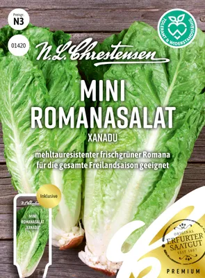 Produktbild von Mini Romanasalat Xanadu | Romanasalatsamen von N.L. Chrestensen