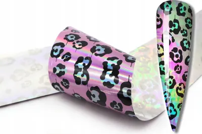 Immagine prodotto di Transferfolie 10Cmx4Cm Rose Holo Leopard