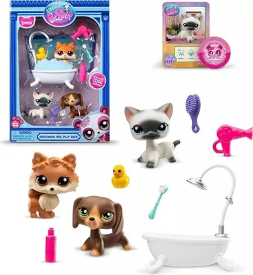 Obrázok produktu pre Littlest Pet Shop Kúpeľňová súprava 3 figúrky