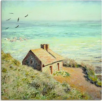Produktbild von ARTland Leinwandbild Das Zollhäuschen im Morgenlicht. 1882 Größe: 40x40 cm