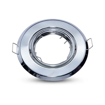 Produktbild von V-TAC VT-817 Beschlag verstellbarer rundes spiegel chrom metall für GU10-GU5.3 Strahler box 2pcs/pack - sku 8940