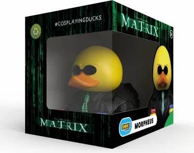 Productafbeelding van Matrix Tubbz PVC-figuur Morpheus, verpakte editie, 10 cm