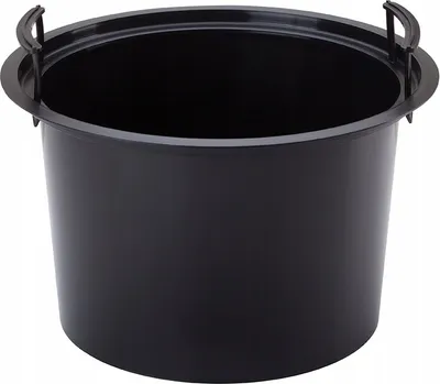 Image de Pot de fleurs rond Keli Mika 40 sur pied | Anthracite
