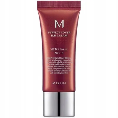Obrázek produktu pro MISSHA - BB krém Perfect Cover SPF 42 PA+++ 20 ml odstín #13 světle béžová