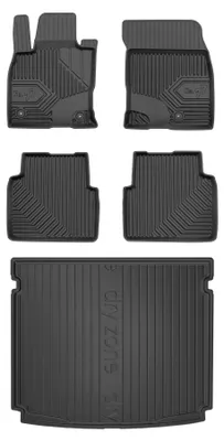 Produktbild von Gummimatten + Kofferraumwanne für Ford Kuga III 2019- (SUV) – Schwarz, passgenau – Wielganizator