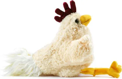 Produktbild von Folkmanis 3030 Handpuppe, Mehrfarbig Lustiges Huhn / Funky Chicken