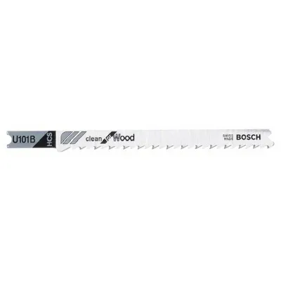 Image de Lame de scie sauteuse U 101 B Clean for Wood, pack de 3