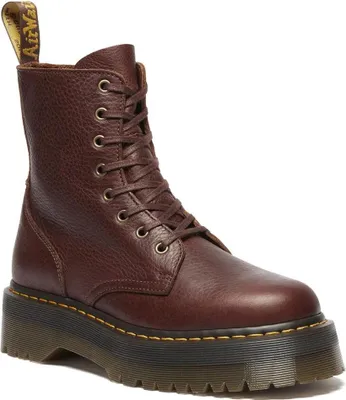Image de Dr. Martens Bottes à lacets pour femmes cashew