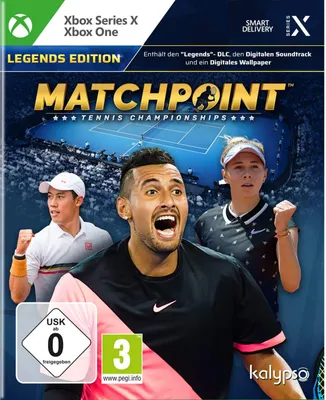 Produktbild von Matchpoint - Tennis Championships Legends Edition, 1 Xbox Series X-Blu-ray Disc
