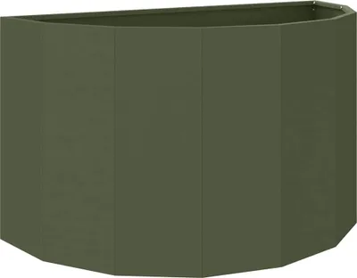 Obrázek produktu pro vidaXL květináč olivově zelený 90 x 45 x 50 cm ocel