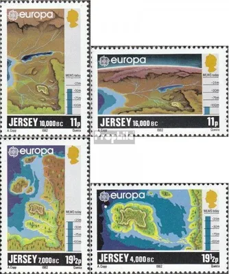 Produktbild von Briefmarken GB - Jersey 1982 Mi 278-281 (kompl.Ausg.) postfrisch Ereignisse