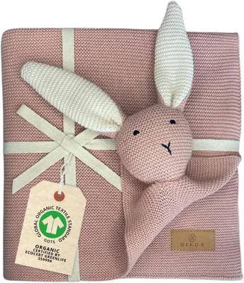 Immagine prodotto di Coperta per neonato, rosa, 100% Cotonelogico, per passeggino