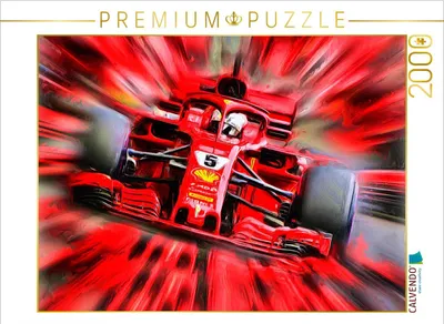 Produktbild von CALVENDO Puzzle Sebastian Vettel 2000 Teile Puzzle quer | 2000 Teile Lege-Größe 90x67cm Foto-Puzzle für glückliche Stunden