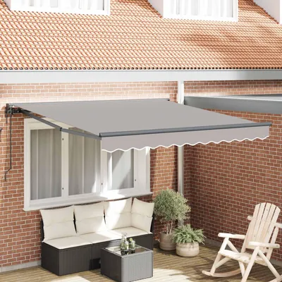 Immagine prodotto di Maison Exclusive - Telaio per tenda da sole grigio chiaro 300 x 250 cm