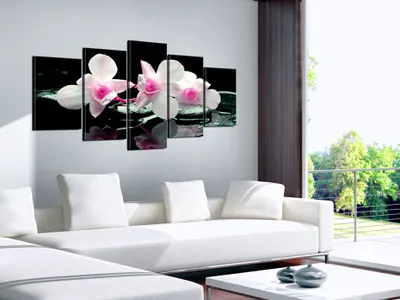 Zdjęcie produktu dla Obraz akustyczny Kwiaty Natura 200x100 cm Obrazy Pianka akustyczna Wysokowydajny pochłaniacz dźwięku Izolacja akustyczna Płótno 5 szt Obraz ścienny Akustyka pomieszczenia Izolacja akustyczna b-B-0009-b-o