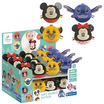 Image de CLEMENTONI BABY Peluche Minnie Mouse avec hochet