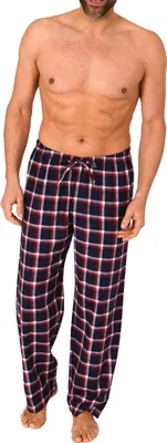 Produktbild von Herren Flanell Schlafanzug Pyjama Hose in toller Karo-Optik ; rot , 58