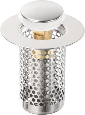Produktbild von Haarvanger und Abflussfilter | Rohestahler Filterkorb | Geeignet für 1,3"-1,8" Loch