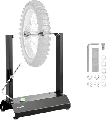 Produktbild von VEVOR Motorrad Auswuchtständer Reifenwuchtgerät 40 kg Tragkraft, Reifenauswuchtmaschine Zentrierständer mit verstellbaren Zentrierkegeln & Zentrierzeiger, Reifenmontagehilfe für φ 812,8 mm Rad