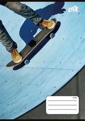 Obrázek produktu pro Sešit "Urban Ride", 21-32, mix motivů, A5, linkovaný, 32 listů, 4-8. třída, COOL BY VICTORIA