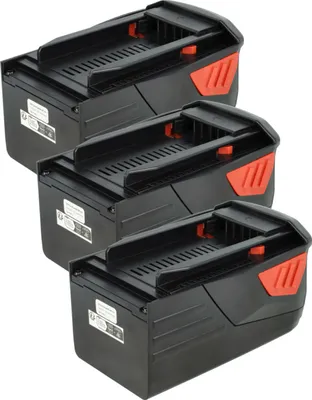 Produktbild von vhbw 3x Akku kompatibel mit Hilti WSC 7.25-A36, TE 7A Werkzeug (6000 mAh, Li-Ion, 36 V)