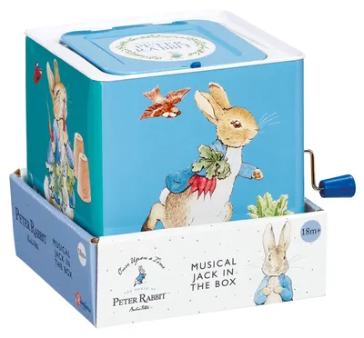 Obrázok produktu pre Rainbow Designs Peter Rabbit („Peter Zajíček“) – Hračka „Vyskakujúci zajko“ – Tradičná hračka