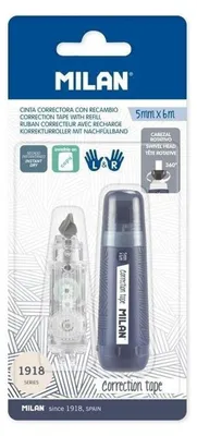 Obrázok produktu pre Korektor w taśmie niebieski z zapasem Milan