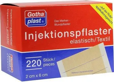 Produktbild von GOTHAPLAST Injektionspfl.2x6 cm