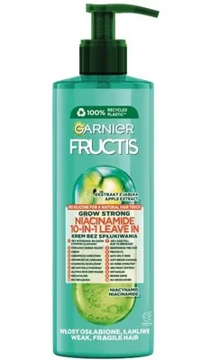 Produktbild von Garnier Fructis Grow Strong 10 In 1 Krem Do Włosów 400 Ml