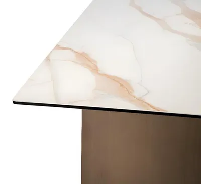 Produktbild von Esstisch Esszimmer Holz Esstische Stil Modern Braun Design Metall