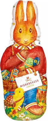 Zdjęcie produktu dla Marcepanowy zajączek wielkanocny Niederegger z polewą z ciemnej czekolady 100g