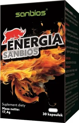 Produktbild von SANBIOS Energy 30 Kapseln.
