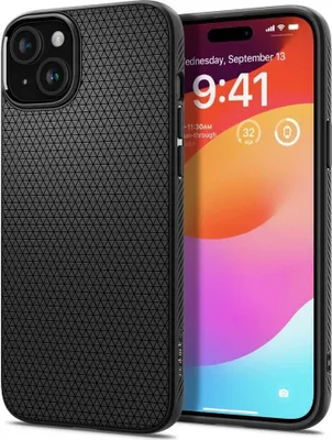 Obrázek produktu pro Spigen ACS06790, Obal, Apple, iPhone 15, 15,5 cm (6.1"), Černá