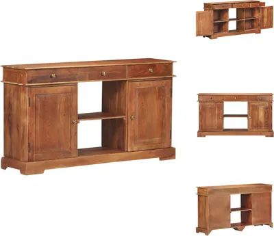 Produktbild von vidaXL Sideboard 135x35x75 cm Akazienholz Massiv -  Sideboards